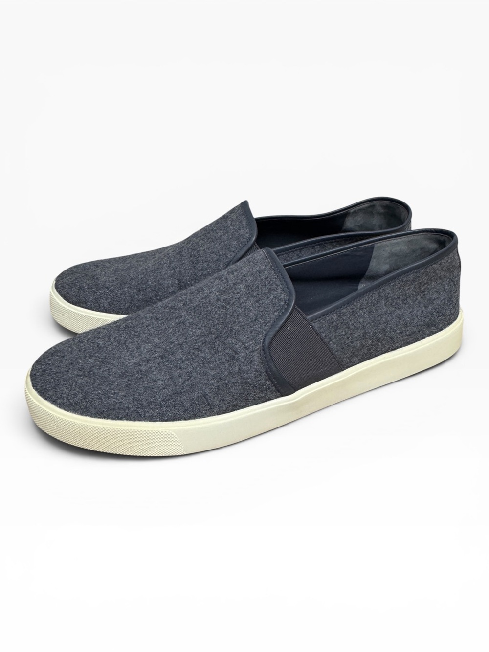 Vince Blair Wool Slip On Sneakers Charcoal Gray Women’s Size 8.5 Casual Shoes